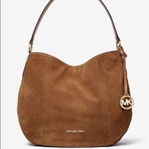Michael Kors Brooke Suede shoulder bag
